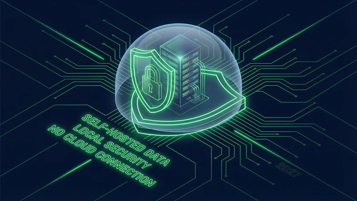 Self-hosted — данные остаются на вашем сервере